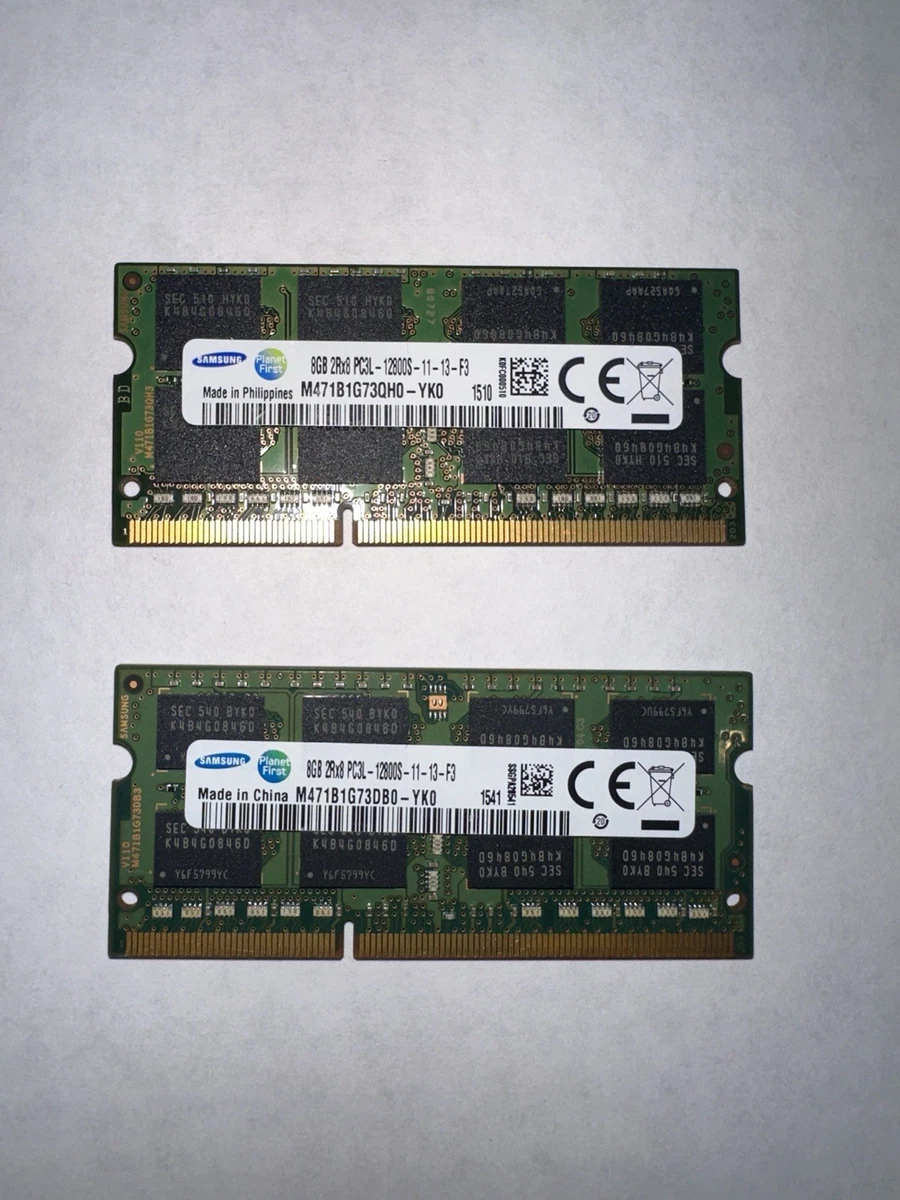 8GB Kit 2x 8GB 2RX8 DDR3